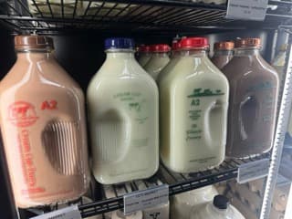 A2 milk and dairy at CC's Market